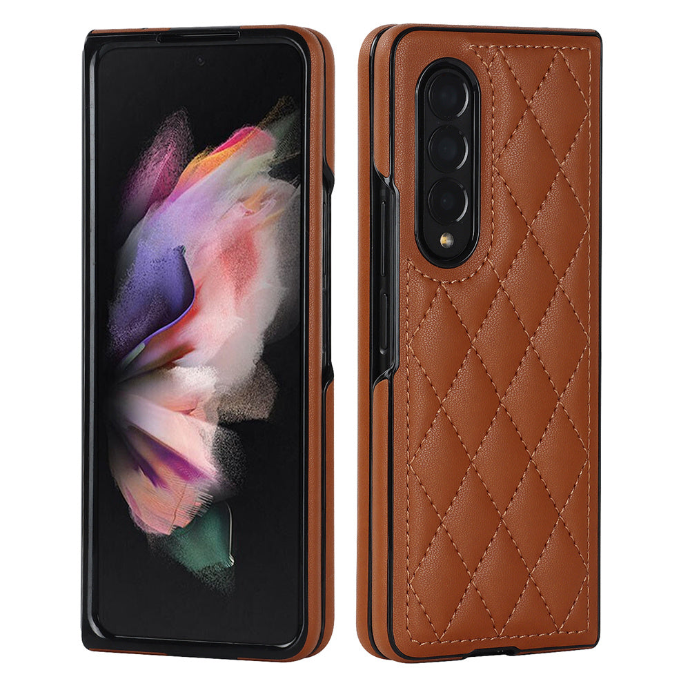 Karierte Kunstleder Hülle/Case für Samsung Galaxy Z Fold 6, 5, 4, 3, 2 | ZITOCASES®