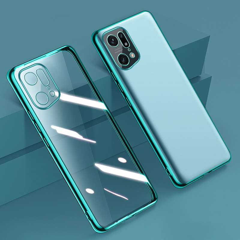 Transparent/Chrom Soft Hülle/Case verschiedene Farben für Oppo Reno 13, 13 Pro, 12, 12 Pro, 11, 11 Pro, 10, 10 Pro, 9, 9 Pro, 9 Pro Plus, 8, 8T, 8 Pro, 7, 7 Pro, 7 SE, 6, 4, 4Z, 4 Pro, Find X8, X8 Pro, X7, X7 Ultra, X6, X6 Pro, X5 | ZITOCASES®