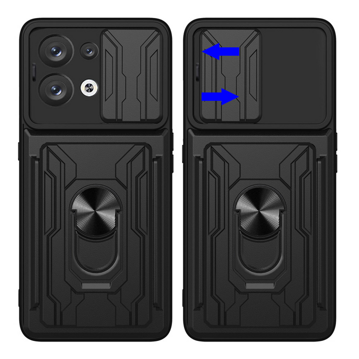 Kamera Schutz Outdoor/Magnet Hülle/Case mit Kartenfach für Oppo Reno 12, A-Serie | ZITOCASES®