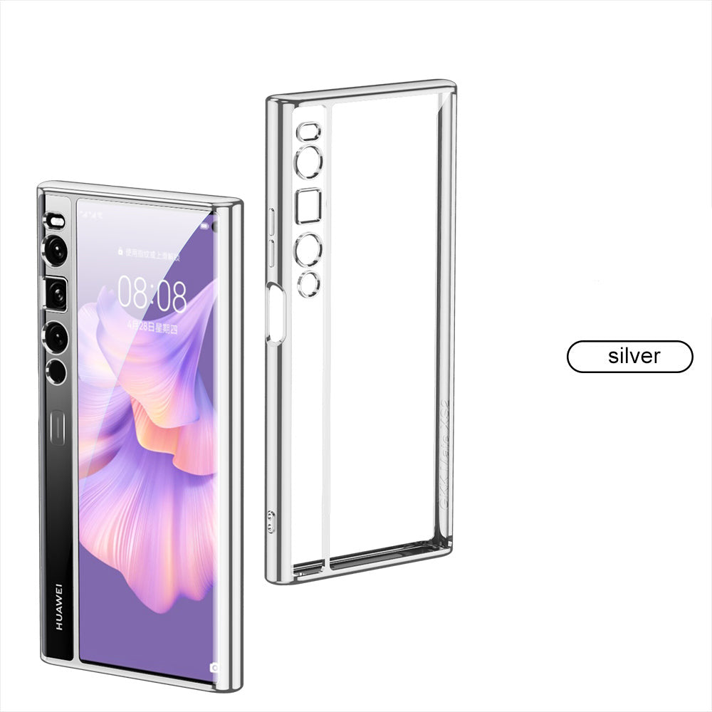 Transparente/Chrom Plastik Hülle/Case verschiedene Farben für Huawei Mate X5, X3, XS 2, XS, X2, X | ZITOCASES®