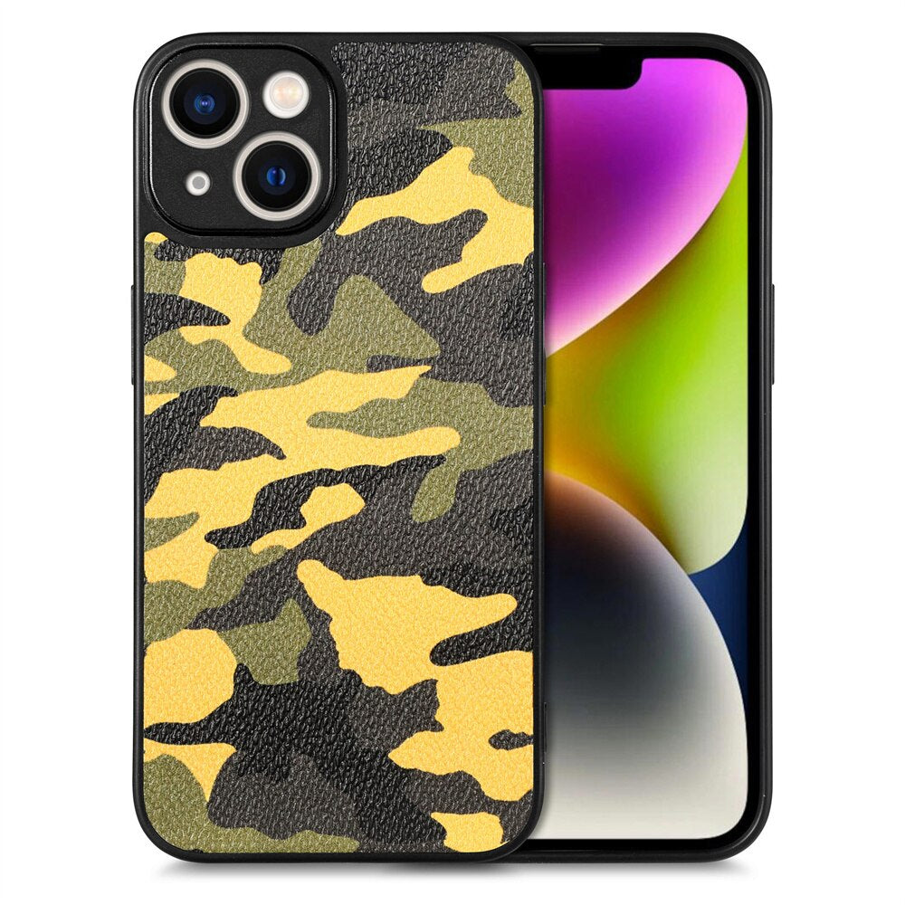 Kunstleder Camouflage/Tarnfarben Hülle/Case für iPhone 16, 16 Plus, 16 Pro, 16 Pro Max, 15, 15 Plus, 15 Pro, 15 Pro Max, 14, 14 Plus, 14 Pro, 14 Pro Max, 13, 13 Pro, 13 Pro Max, 13 Mini, 12, 12 Pro, 12 Pro Max, 12 Mini, SE, 11, 11 Pro, 11 Pro Max | ZITOCASES®