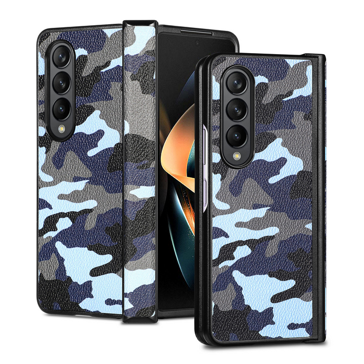 Kunstleder Camouflage/Tarnfarben Hülle/Case für Samsung Galaxy Z Fold 6, 5, 4, 3, 2 | ZITOCASES®