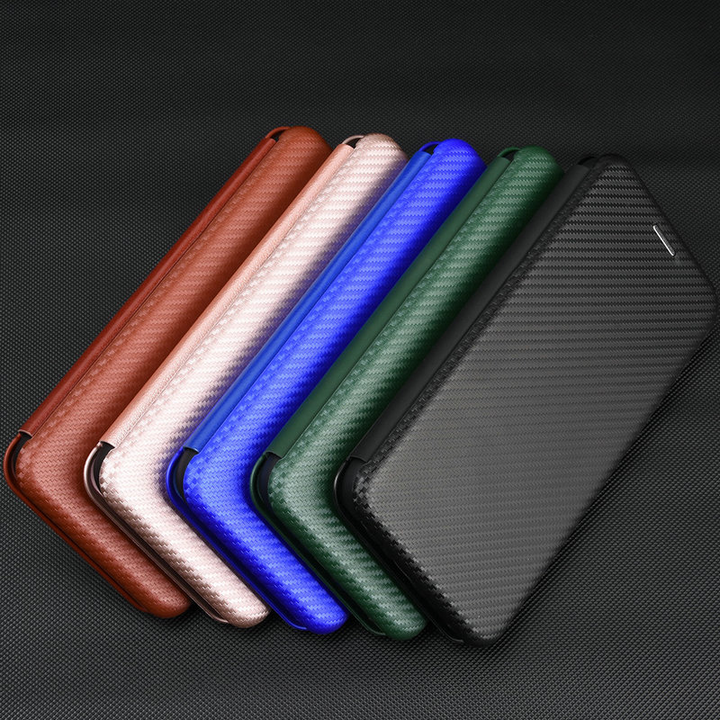 Kunstleder Carbon Klapp Hülle/Flip Case für Nokia X, G-Serie | ZITOCASES®