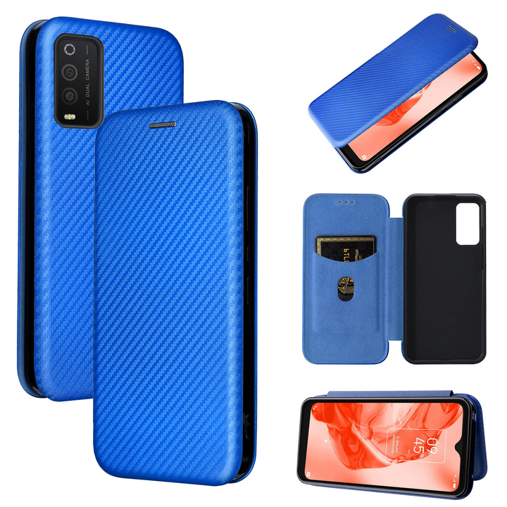 Kunstleder Carbon Klapp Hülle/Flip Case für Realme GT 6, Narzo, X-Serie | ZITOCASES®