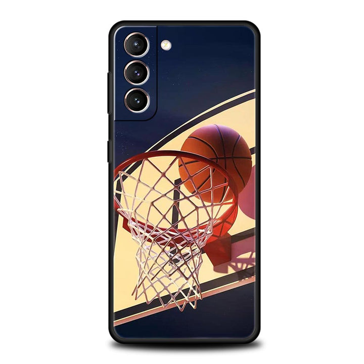 Basketball Motive Soft Hülle/Case für Samsung Galaxy S24, S24 Plus, S24 Ultra, S24 FE, S23 FE, S23, S23 Plus, S23 Ultra, S22, S22 Plus, S22 Ultra, S21 FE, S21, S21 Plus, S21 Ultra, S20, S20 Plus, S20 Ultra, S20 FE, S10, Note 20 | ZITOCASES®