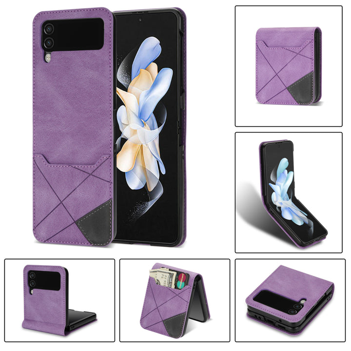 Kunstleder/Kartenfach Hülle/Case für Samsung Galaxy Z Flip 6, 5, 4, 3 | ZITOCASES®