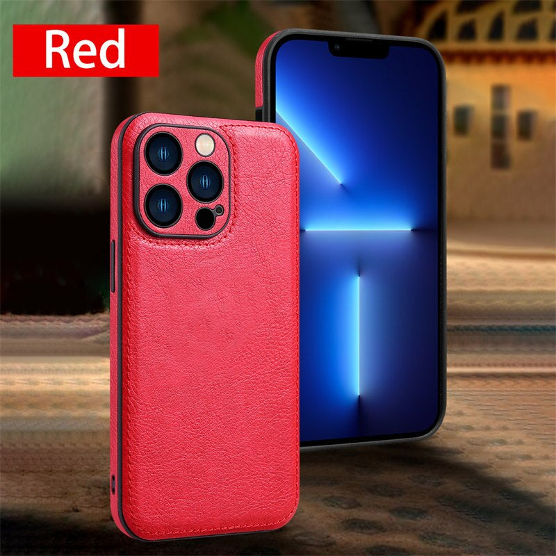 Elegante Kunstleder Soft Hülle/Case für iPhone 16-Serie | ZITOCASES®