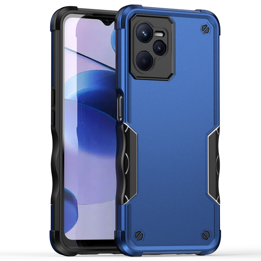 Zweifarbige Stoßfeste Silikon Hülle/Case für Realme GT 7 Pro, GT 6, 6T, NEO 5, 3T, 3, 2, Master Edition, Narzo 50, 30, X50, X2 Pro, X2, C75, C55, C51, C35, C33 C31, C30, C25Y, C21Y, C11, 14X, 14 Pro, 12 Pro Plus, 12 Plus, 12 Pro, 12, 9 Pro Plus | ZITOCASES®