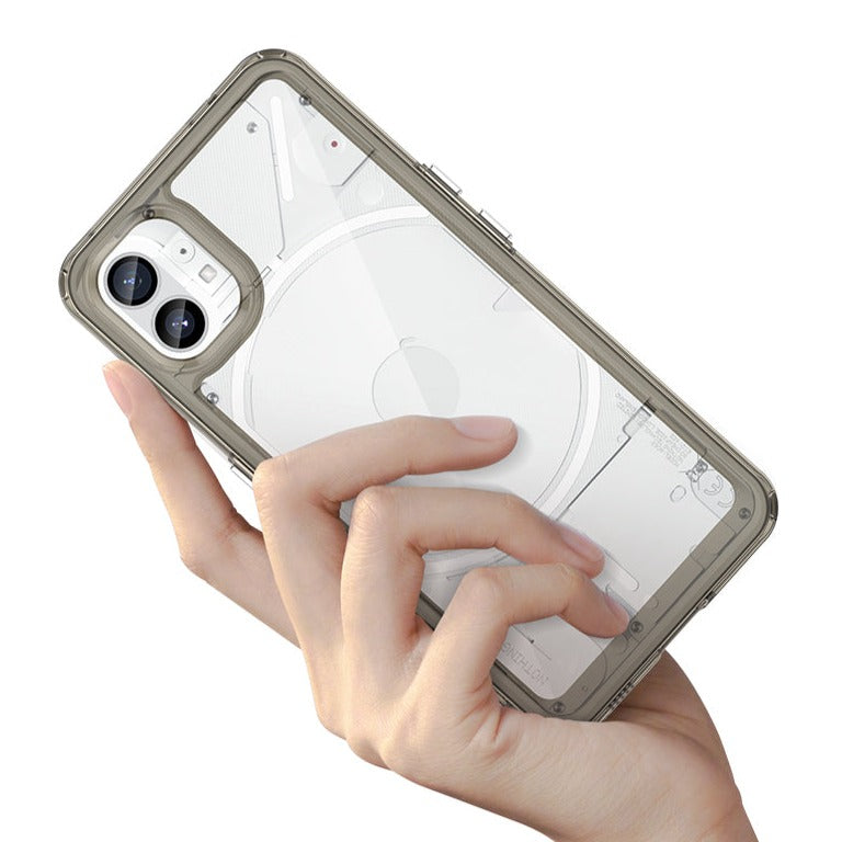 Transparente Silikon/Plastik Hülle/Case mit buntem Rahmen für Nothing Phone (3a), (3a) Pro, (2), (2a), (2a) Plus, (1), CMF Phone 1 | ZITOCASES®