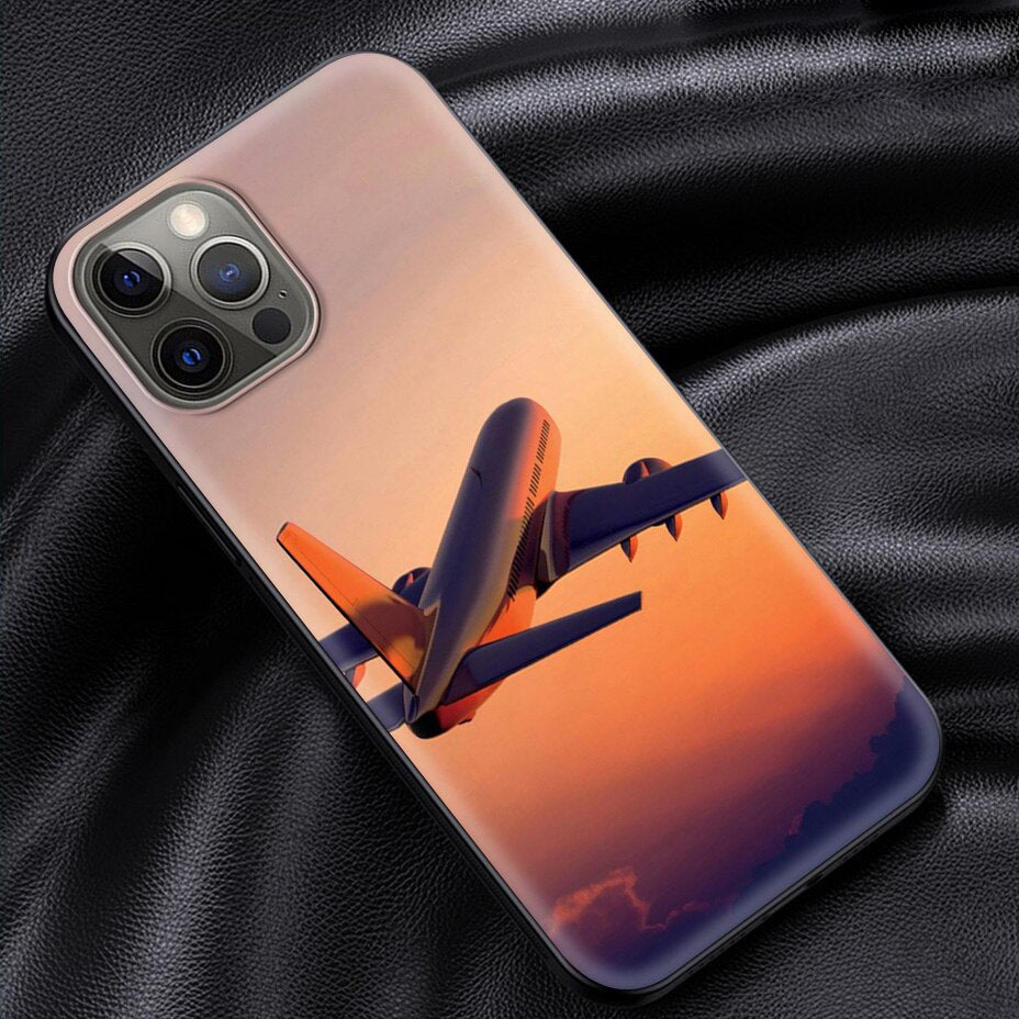 Flugzeug Motiv Soft Hülle/Case für iPhone 16, 16 Plus, 16 Pro, 16 Pro Max, 16e, 15, 15 Plus, 15 Pro, 15 Pro Max, 14, 14 Plus, 14 Pro, 14 Pro Max, 13, 13 Pro, 13 Pro Max, 13 Mini, 12, 12 Pro, 12 Pro Max, 12 Mini, SE, 11, 11 Pro, 11 Pro Max | ZITOCASES®