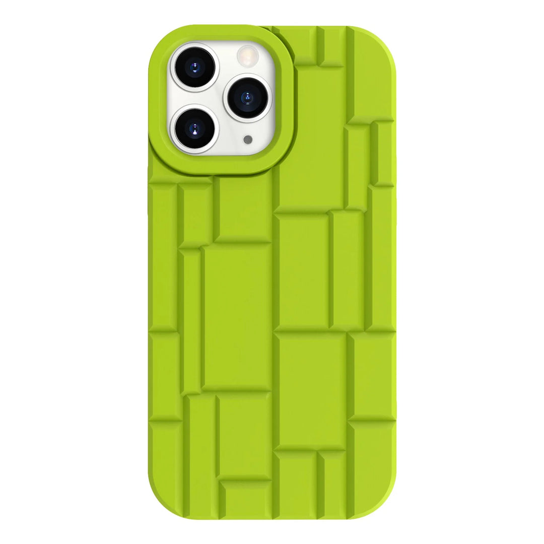 3D Stein/Mauer Optik Silikon Hülle/Case für iPhone 16, 15, 14, 13-Serie | ZITOCASES®