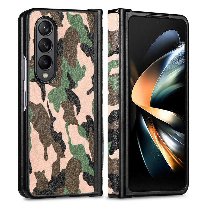 Kunstleder Camouflage/Tarnfarben Hülle/Case für Samsung Galaxy Z Fold 6, 5, 4, 3, 2 | ZITOCASES®