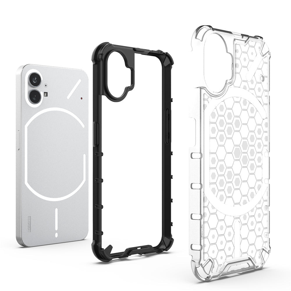 Hybrid/Waben Hülle/Case verschiedene Farben für Nothing Phone (3a), (3a) Pro, (2), (2a), (2a) Plus, (1), CMF Phone 1 | ZITOCASES®