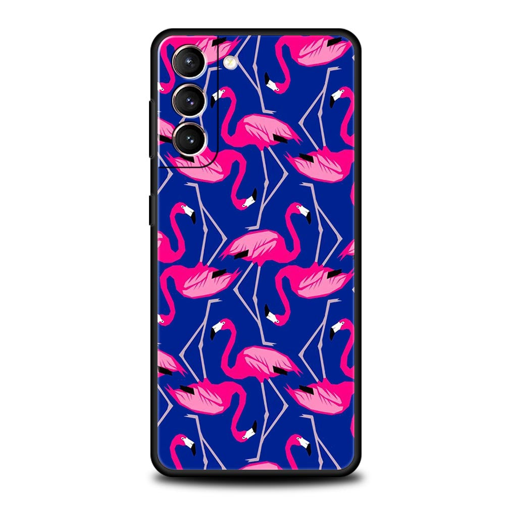 Flamingo Motive Soft Hülle/Case für Samsung Galaxy S24, S24 Plus, S24 Ultra, S24 FE, S23 FE, S23, S23 Plus, S23 Ultra, S22, S22 Plus, S22 Ultra, S21 FE, S21, S21 Plus, S21 Ultra, S20, S20 Plus, S20 Ultra, S20 FE, S10, Note 20 | ZITOCASES®