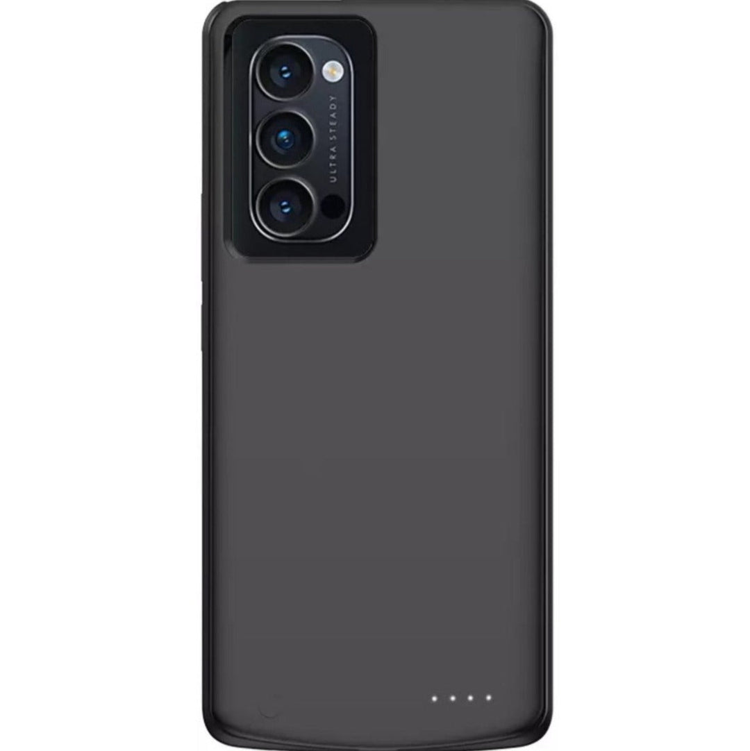 Akku/Batterie Powerbank ladende Hülle/Case mit integriertem Akku für Oppo Reno 13, 13 Pro, 12, 12 Pro, 11, 11 Pro, 10, 10 Pro, 9, 9 Pro, 9 Pro Plus, 8, 8T, 8 Pro, 7, 7 Pro, 7 SE, 6, 4, 4 Pro, 3, 3 Pro, Find X8, X8 Pro, X7, X7 Ultimate, X6, X6 Pro, X5 | ZITOCASES®