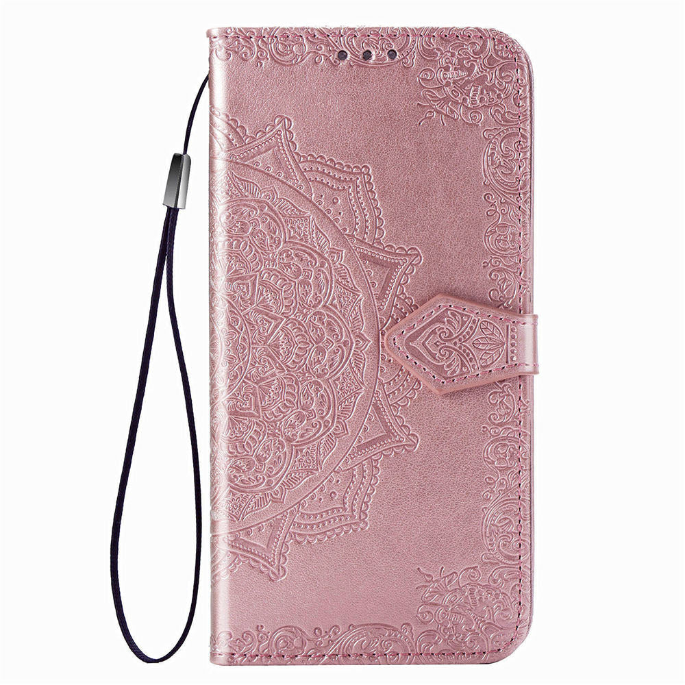 Mandala-Blumen Kunstleder Klapp Hülle/Flip Case für Samsung Galaxy Z Fold 6, 5, 4, 3, 2 | ZITOCASES®