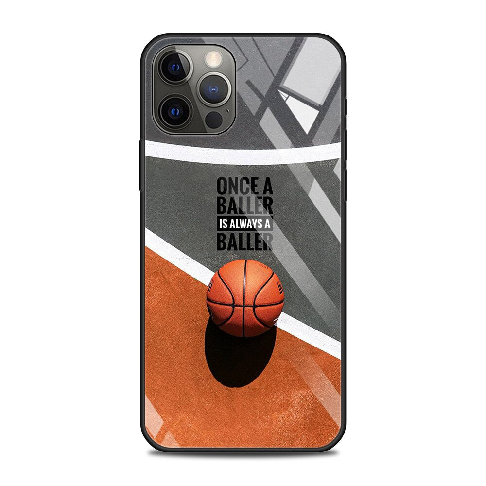 Basketball Motiv Panzerglas Hülle/Case für iPhone 11, SE-Serie | ZITOCASES®