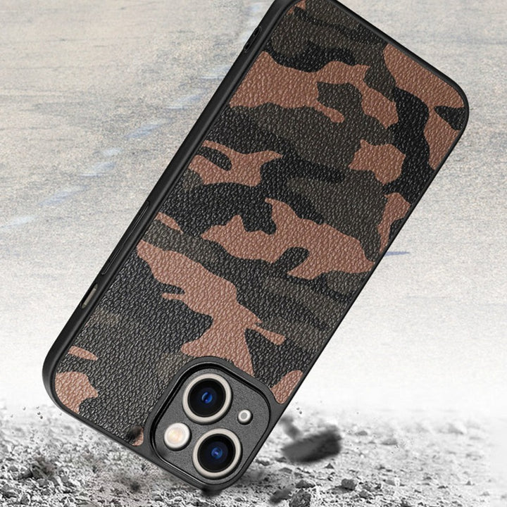 Kunstleder Camouflage/Tarnfarben Hülle/Case für iPhone 16, 16 Plus, 16 Pro, 16 Pro Max, 15, 15 Plus, 15 Pro, 15 Pro Max, 14, 14 Plus, 14 Pro, 14 Pro Max, 13, 13 Pro, 13 Pro Max, 13 Mini, 12, 12 Pro, 12 Pro Max, 12 Mini, SE, 11, 11 Pro, 11 Pro Max | ZITOCASES®