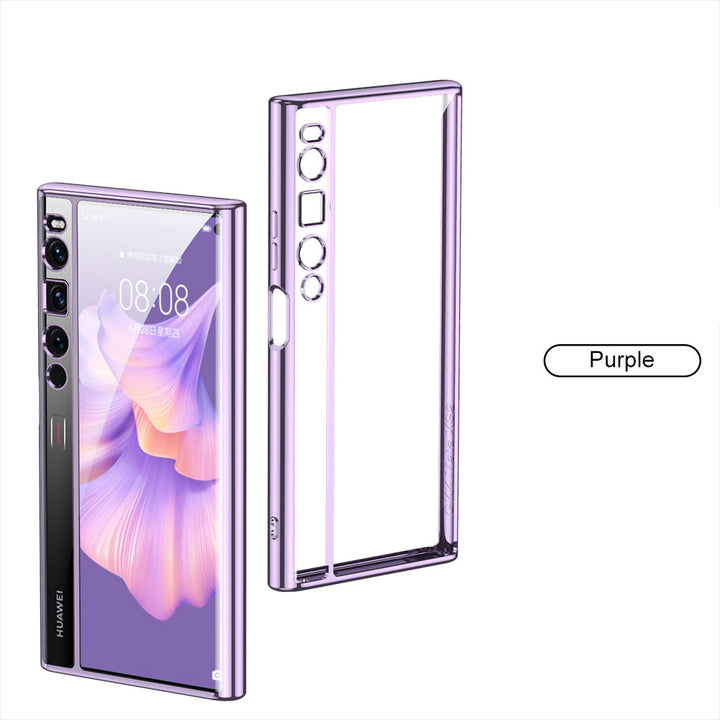 Transparente/Chrom Plastik Hülle/Case verschiedene Farben für Huawei Mate X5, X3, XS 2, XS, X2, X | ZITOCASES®