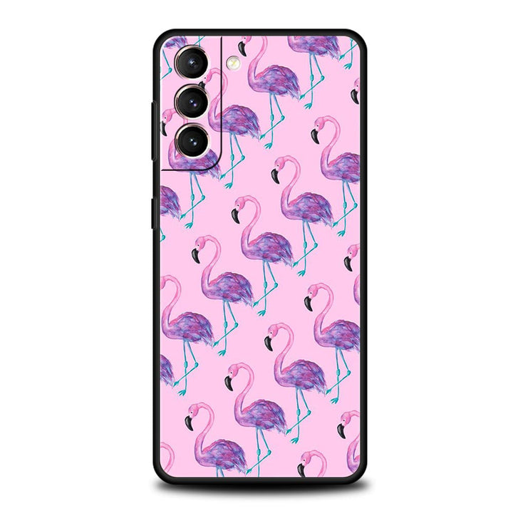 Flamingo Motive Soft Hülle/Case für Samsung Galaxy S23, S22, S21-Serie | ZITOCASES®