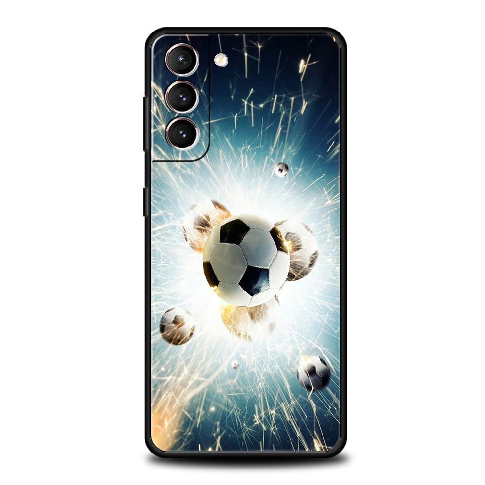 Fußball Motive Soft Hülle/Case für Samsung Galaxy S23, S22, S21-Serie | ZITOCASES®