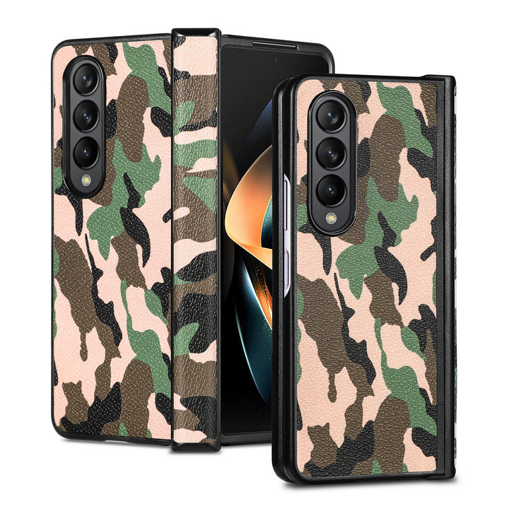 Kunstleder Camouflage/Tarnfarben Hülle/Case für Samsung Galaxy Z Fold 6, 5, 4, 3, 2 | ZITOCASES®