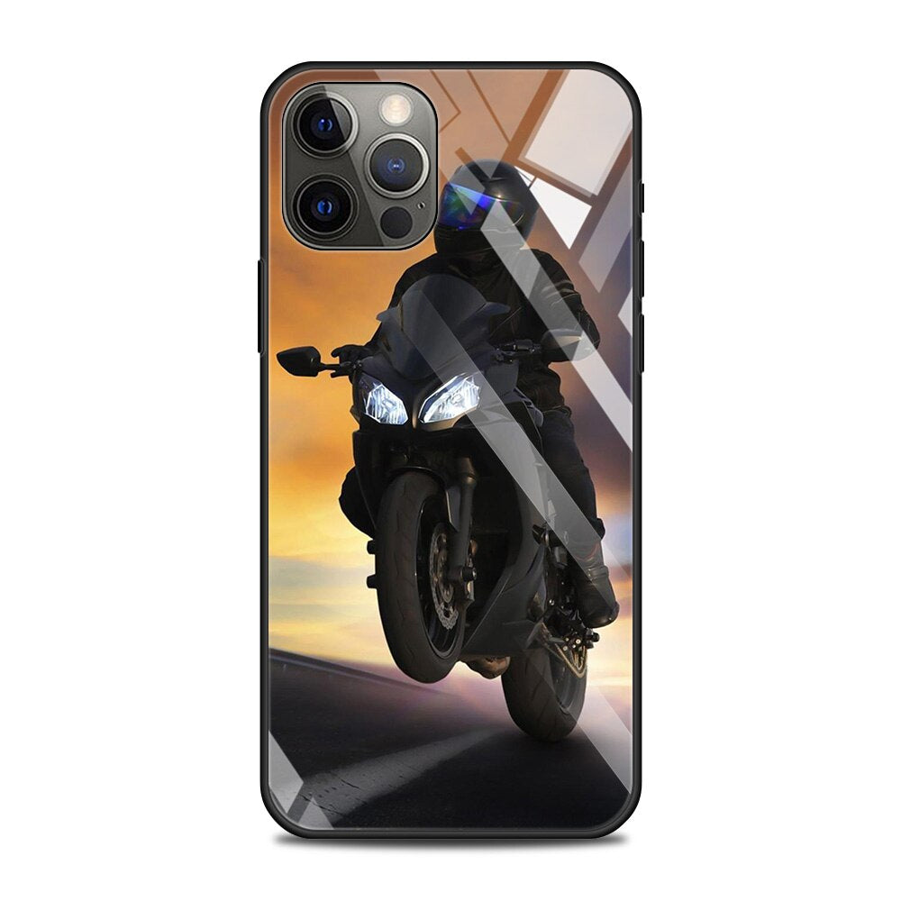 Motorrad/Motocross Panzerglas Hülle/Case für iPhone 16-Serie | ZITOCASES®