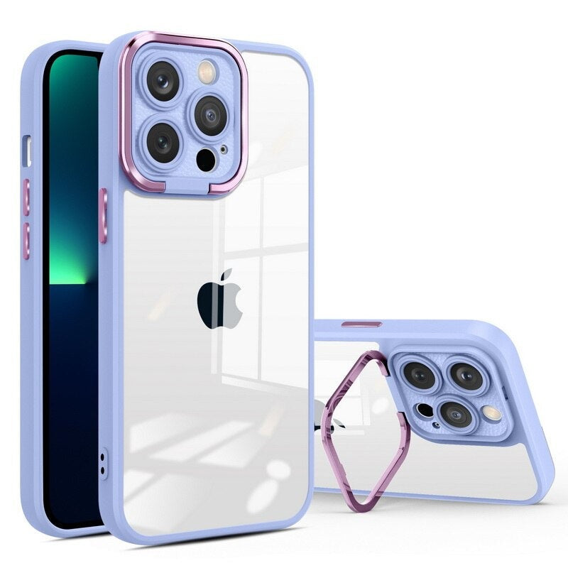 Transparente Panzerglas/Kamera-Ring Hülle/Case für iPhone 16, 15, 14-Serie | ZITOCASES®