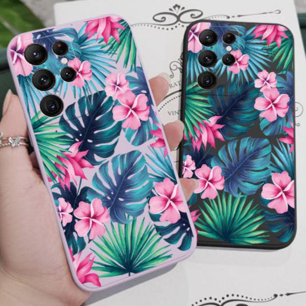 Sommer/Palmen Motiv Silikon Hülle/Case für Samsung Galaxy S24, S24 Plus, S24 Ultra, S24 FE, S23 FE, S23, S23 Plus, S23 Ultra, S22, S22 Plus, S22 Ultra, S21 FE, S21, S21 Plus, S21 Ultra, S20, S20 Plus, S20 Ultra, S20 FE, S10, Note 20, 20 Ultra, 10 | ZITOCASES®