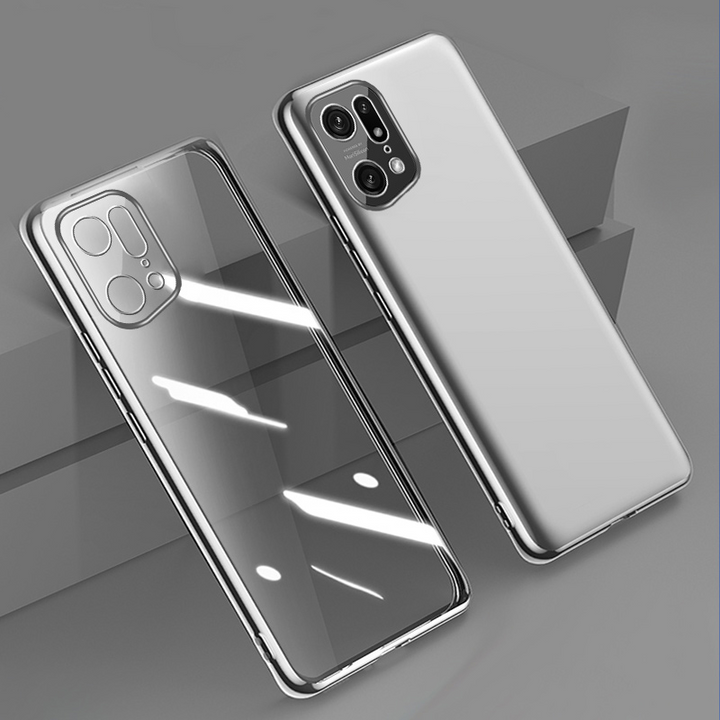 Transparent/Chrom Soft Hülle/Case verschiedene Farben für Oppo A, Reno 12, 11, 10, 9, 8-Serie | ZITOCASES®