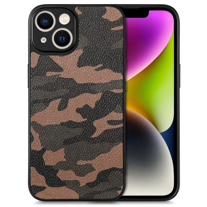 Kunstleder Camouflage/Tarnfarben Hülle/Case für iPhone 16, 16 Plus, 16 Pro, 16 Pro Max, 15, 15 Plus, 15 Pro, 15 Pro Max, 14, 14 Plus, 14 Pro, 14 Pro Max, 13, 13 Pro, 13 Pro Max, 13 Mini, 12, 12 Pro, 12 Pro Max, 12 Mini, SE, 11, 11 Pro, 11 Pro Max | ZITOCASES®