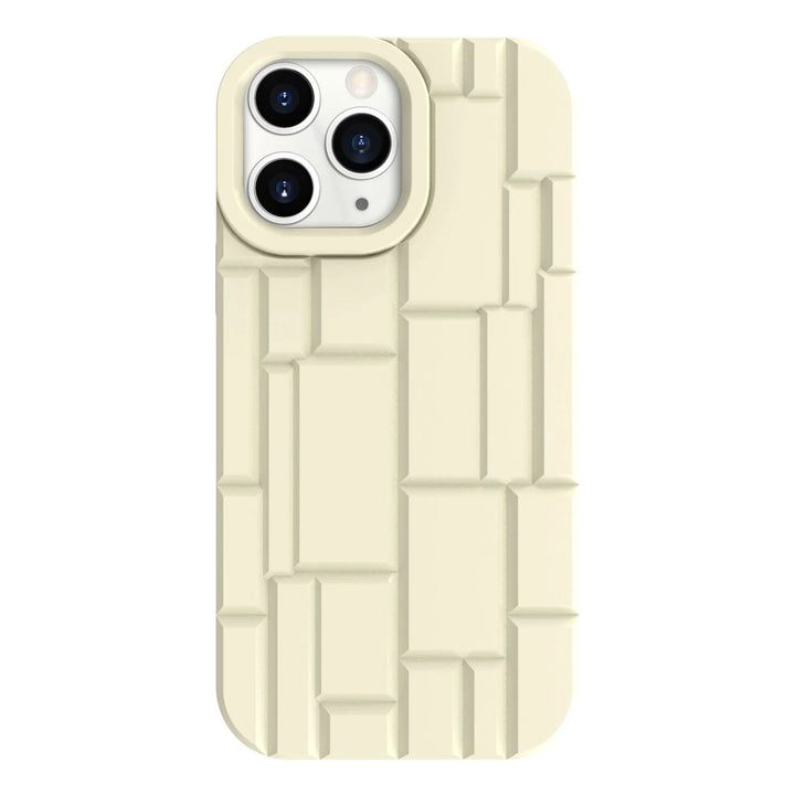 3D Stein/Mauer Optik Silikon Hülle/Case für iPhone 16, 15, 14, 13-Serie | ZITOCASES®