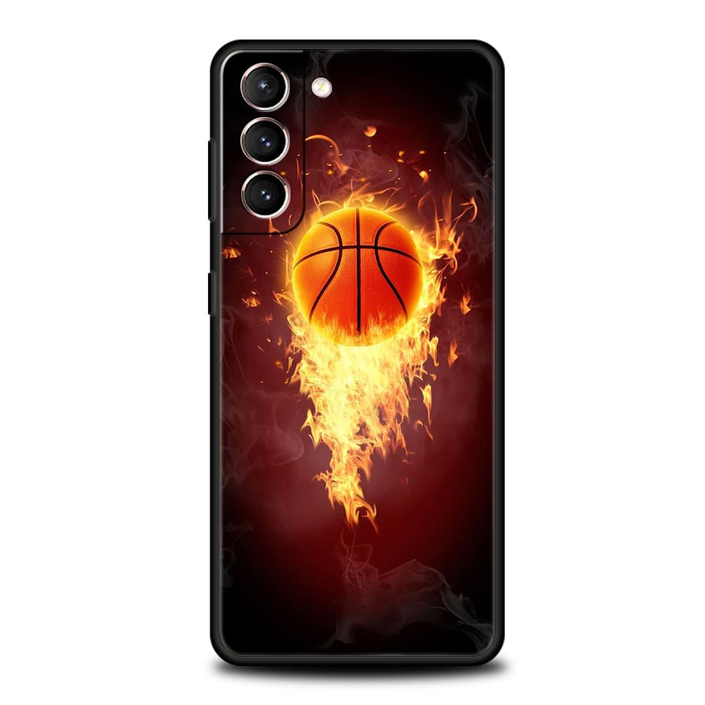 Basketball Motive Soft Hülle/Case für Samsung Galaxy S24, S24 Plus, S24 Ultra, S24 FE, S23 FE, S23, S23 Plus, S23 Ultra, S22, S22 Plus, S22 Ultra, S21 FE, S21, S21 Plus, S21 Ultra, S20, S20 Plus, S20 Ultra, S20 FE, S10, Note 20 | ZITOCASES®