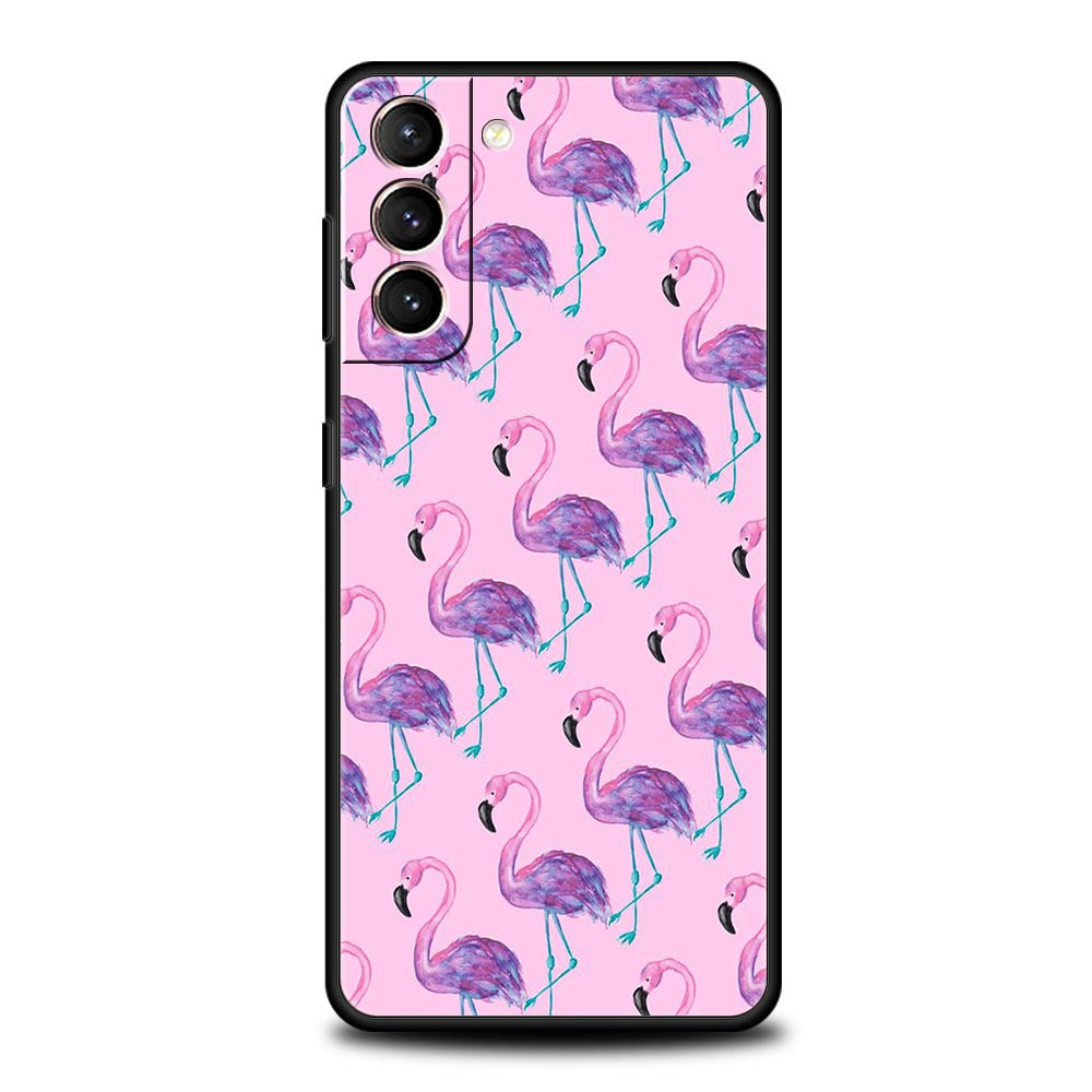 Flamingo Motive Soft Hülle/Case für Samsung Galaxy S25, S25 Plus, S25 Ultra, S24, S24 Plus, S24 Ultra, S24 FE, S23 FE, S23, S23 Plus, S23 Ultra, S22, S22 Plus, S22 Ultra, S21 FE, S21, S21 Plus, S21 Ultra, S20, S20 Plus, S20 Ultra | ZITOCASES®