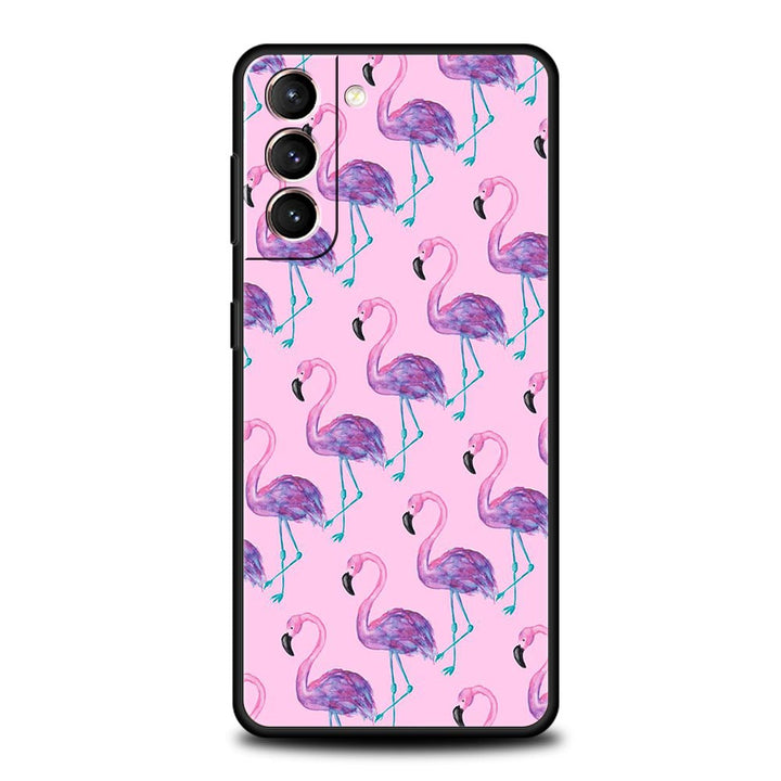 Flamingo Motive Soft Hülle/Case für Samsung Galaxy S24, S24 Plus, S24 Ultra, S24 FE, S23 FE, S23, S23 Plus, S23 Ultra, S22, S22 Plus, S22 Ultra, S21 FE, S21, S21 Plus, S21 Ultra, S20, S20 Plus, S20 Ultra, S20 FE, S10, Note 20 | ZITOCASES®