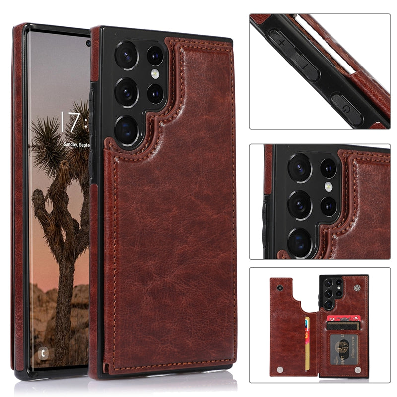 Klapp Hülle/Flip Case mit Kartenhülle verschiedene Farben für Samsung Galaxy S25, S24, S23-Serie | ZITOCASES®