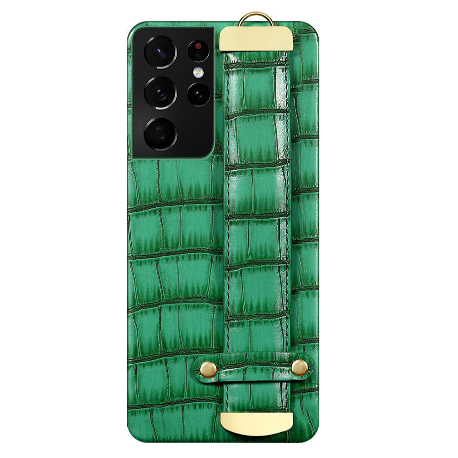 Krokodil Kunstleder Hülle/Case mit Halteband für Samsung Galaxy S24, S24 Plus, S24 Ultra, S24 FE, S23 FE, S23, S23 Plus, S23 Ultra, S22, S22 Plus, S22 Ultra, S21 FE, S21, S21 Plus, S21 Ultra, S20, S20 Plus, S20 Ultra, S20 FE, S10, Note 20 | ZITOCASES®