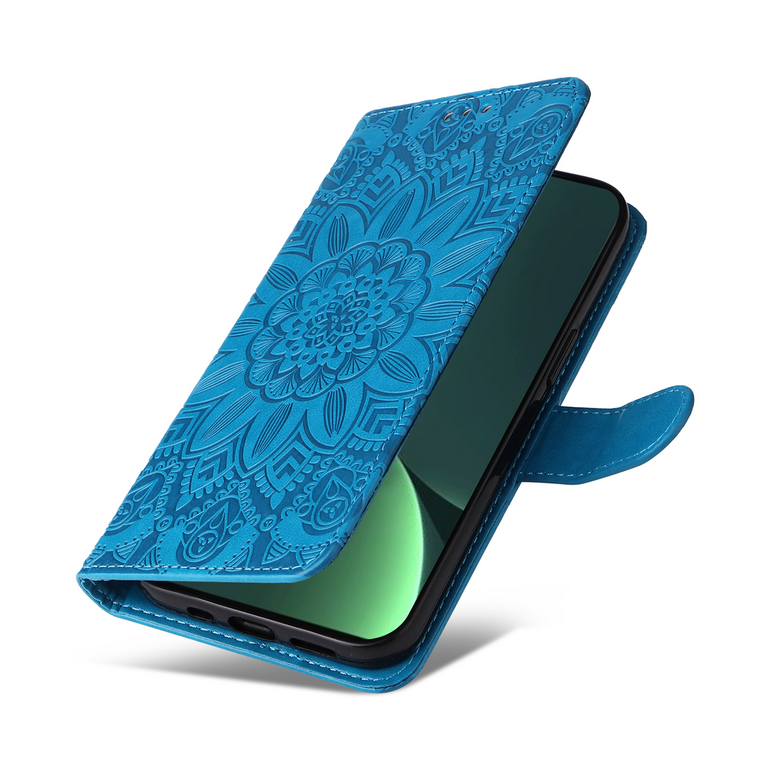 Mandala-Blumen Kunstleder Klapp Hülle/Flip Case für Xiaomi Redmi Note 14-Serie | ZITOCASES®