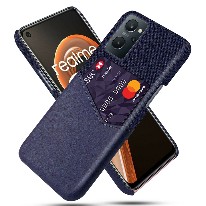 Kunstleder/Stoff Hülle/Case mit Kartenfach für Realme GT, Narzo, X-Serie | ZITOCASES®