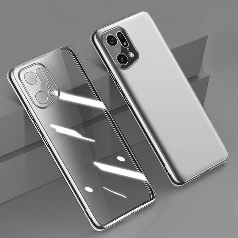 Transparent/Chrom Soft Hülle/Case verschiedene Farben für Oppo Reno 12, 12 Pro, 11, 11 Pro, 10, 10 Pro, 9, 9 Pro, 9 Pro Plus, 8, 8T, 8 Pro, 7, 7 Pro, 7 SE, 6, 4, 4Z, 4 Pro, Find X7, X7 Ultra, X6, X6 Pro, X5, X5 Pro, X5 Lite, X3 Pro, A16, A16S, A54 | ZITOCASES®