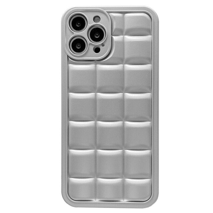 Karierte 3D Luxus Silikon Hülle/Case für iPhone 12, 13-Serie | ZITOCASES®