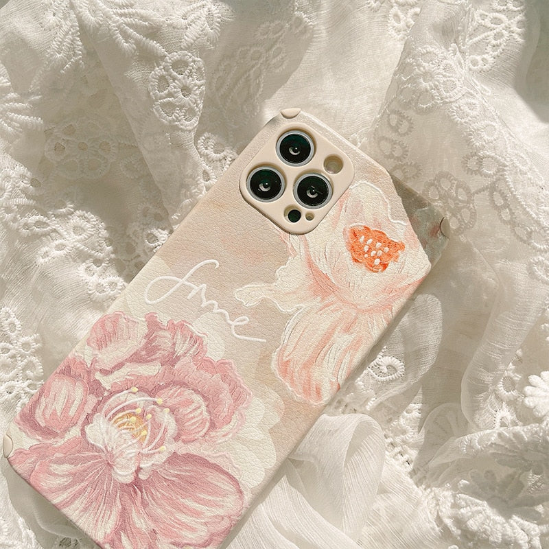 Kunstleder Vintage/Blumen Motiv Hülle/Case für iPhone 16, 16 Plus, 16 Pro, 16 Pro Max, 15, 15 Plus, 15 Pro, 15 Pro Max, 14, 14 Plus, 14 Pro, 14 Pro Max, 13, 13 Pro, 13 Pro Max, 13 Mini, 12, 12 Pro, 12 Pro Max, 12 Mini, SE, 11, 11 Pro, 11 Pro Max | ZITOCASES®