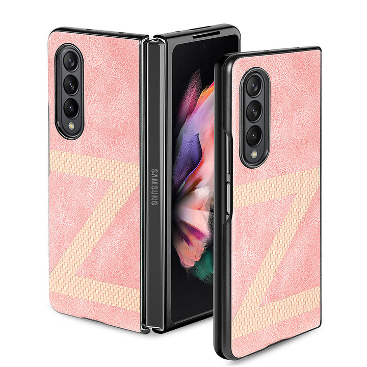 Elegante Kunstleder Z-Motiv Hülle/Case für Samsung Galaxy Z Fold 6, 5, 4, 3, 2 | ZITOCASES®