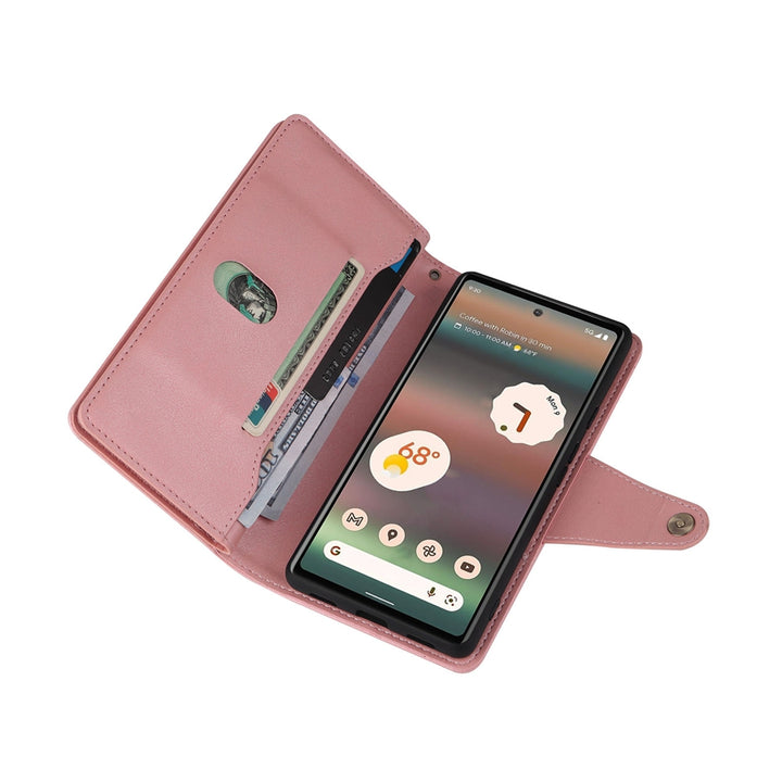 Kunstleder Brieftaschen Hülle/Case verschiedene Farben für Google Pixel 9, 9 Pro, 9 Pro XL, 8, 8 Pro, 8A, 7, 7 Pro, 7A, 6, 6 Pro, 6A, 5, 4, 4 XL, 4A, 3 XL, 3A, 3A XL | ZITOCASES®