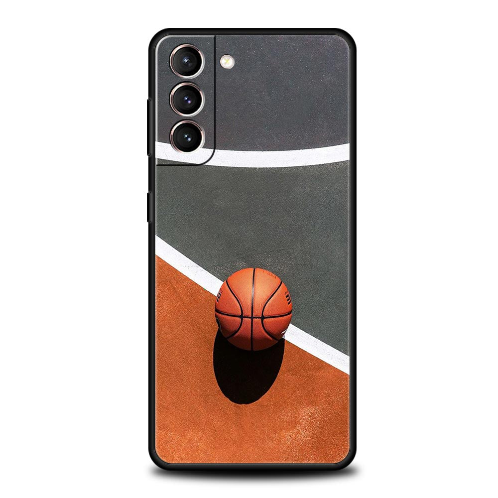 Basketball Motive Soft Hülle/Case für Samsung Galaxy S24, S24 Plus, S24 Ultra, S24 FE, S23 FE, S23, S23 Plus, S23 Ultra, S22, S22 Plus, S22 Ultra, S21 FE, S21, S21 Plus, S21 Ultra, S20, S20 Plus, S20 Ultra, S20 FE, S10, Note 20 | ZITOCASES®