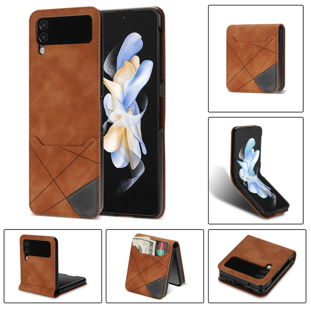 Kunstleder/Kartenfach Hülle/Case für Samsung Galaxy Z Flip 6, 5, 4, 3 | ZITOCASES®