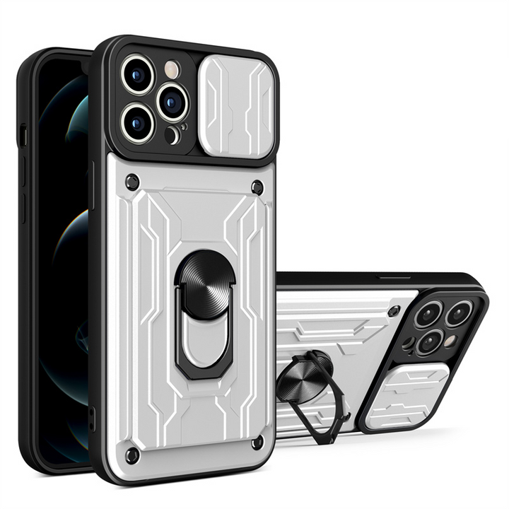 Kamera Schutz Outdoor/Magnet Hülle/Case mit Kartenfach für iPhone 16, 16 Plus, 16 Pro, 16 Pro Max, 15, 15 Plus, 15 Pro, 15 Pro Max, 14, 14 Plus, 14 Pro, 14 Pro Max, 13, 13 Pro, 13 Pro Max, 13 Mini, 12, 12 Pro, 12 Pro Max, 12 Mini, SE, 11, 11 Pro | ZITOCASES®