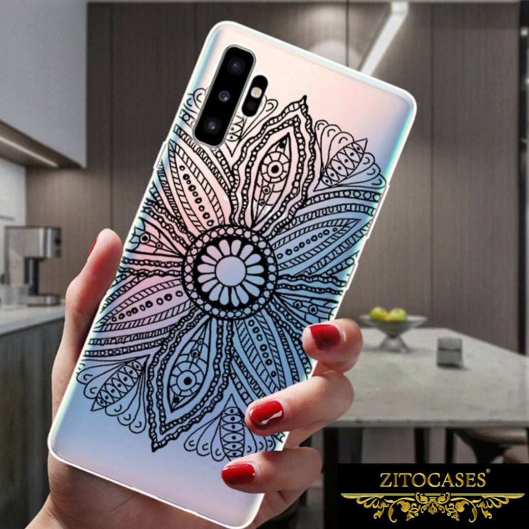 Mandala-Blumen Hülle/Case verschiedene Motive für Samsung Galaxy  S24, S24 Plus, S24 Ultra, S24 FE, S23 FE, S23, S23 Plus, S23 Ultra, S22, S22 Plus, S22 Ultra, S21 FE, S21, S21 Plus, S21 Ultra, S20, S20 Plus, S20 Ultra, S20 FE, Note 20 | ZITOCASES®