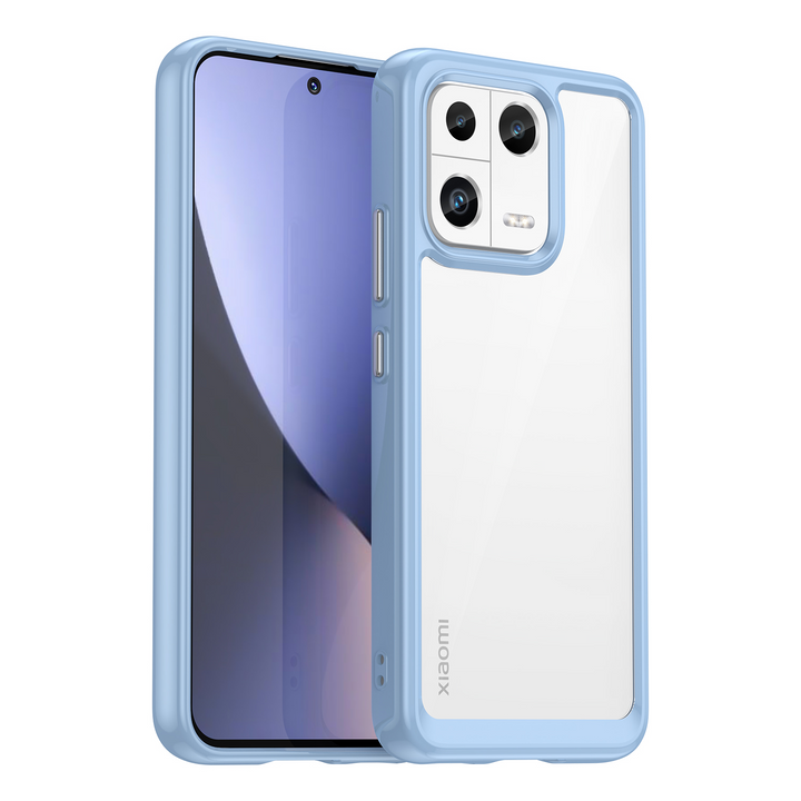 Transparente Silikon/Plastik Hülle/Case mit buntem Rahmen für Xiaomi Poco-Serie | ZITOCASES®