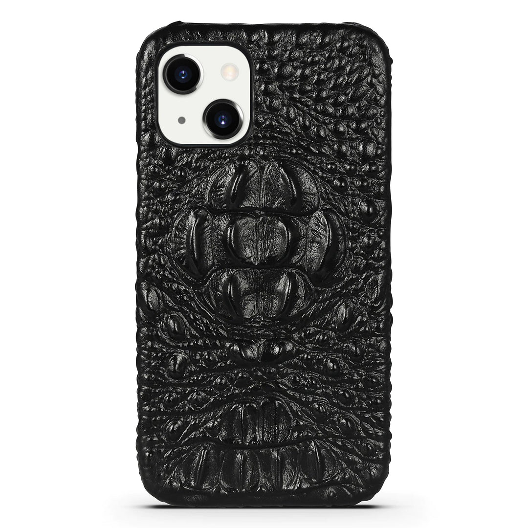 3D Krokodil-Kunstleder Hülle/Case für iPhone 16, 15, 14-Serie | ZITOCASES®